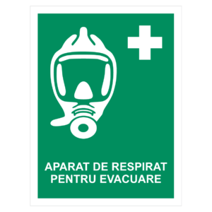 Sticker Aparat de respirat pentru evacuare