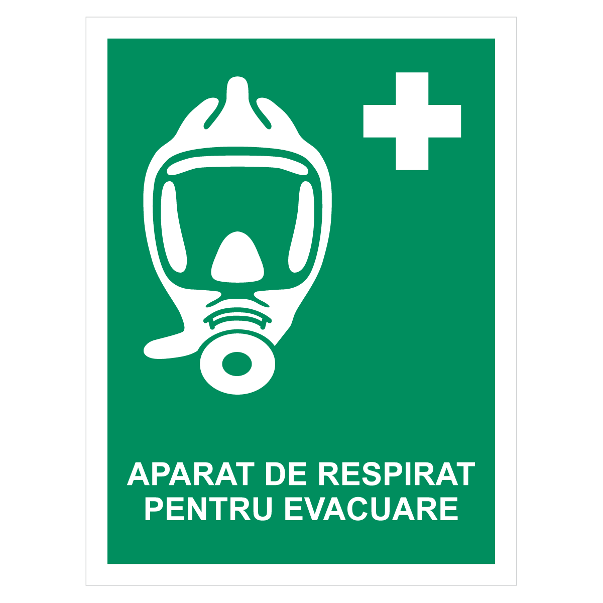 Sticker Aparat de respirat pentru evacuare