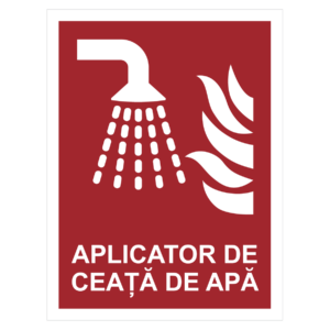 Sticker Aplicator de ceață de apă