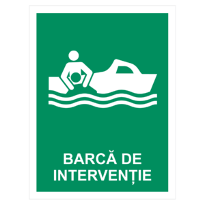 Sticker Barcă de intervenție
