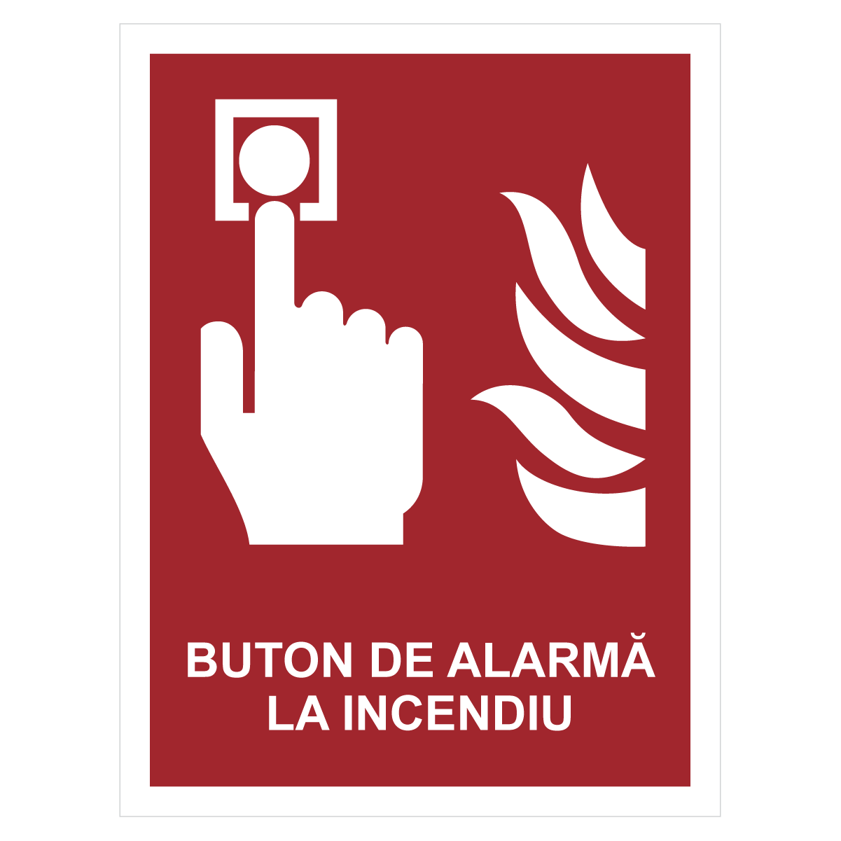 Sticker Buton de alarmă la incendiu