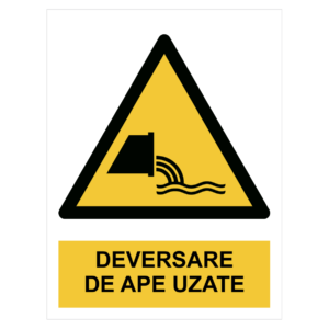 Sticker Deversare de ape uzate