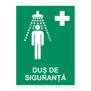 Sticker Duș de siguranță