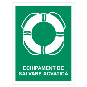 Sticker Echipament de salvare acvatică