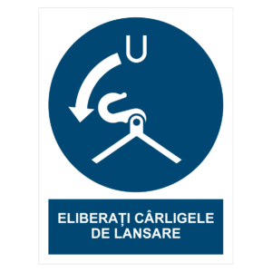 Sticker Eliberați cârligele de lansare