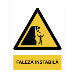 Sticker Faleză instabilă