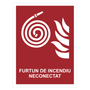 Sticker Furtun de incendiu neconectat