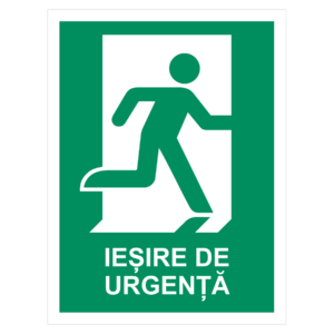 Sticker Ieșire de urgență (stânga)