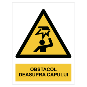 Sticker Obstacol deasupra capului