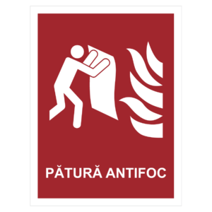 Sticker Pătură antifoc