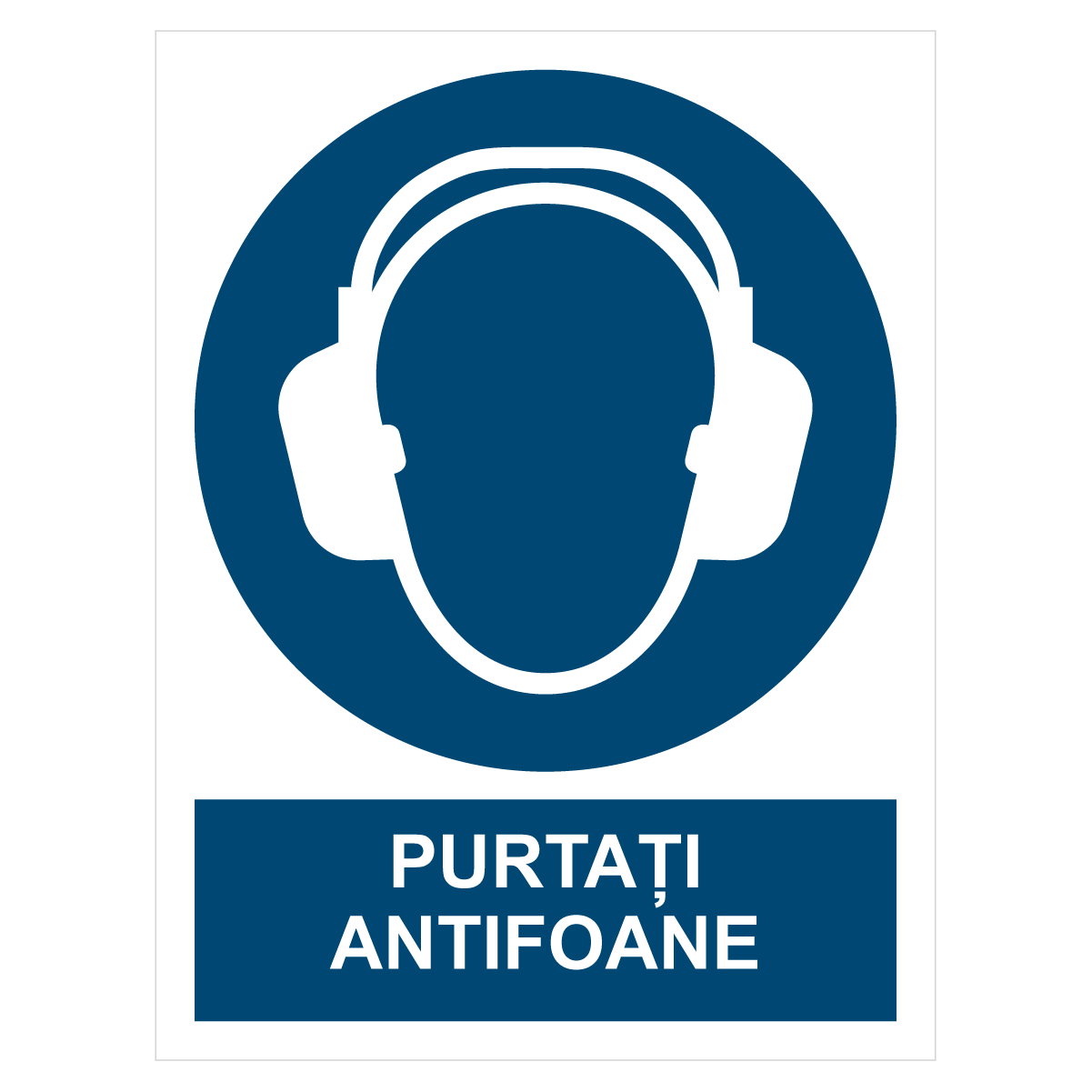 Sticker Purtați antifoane