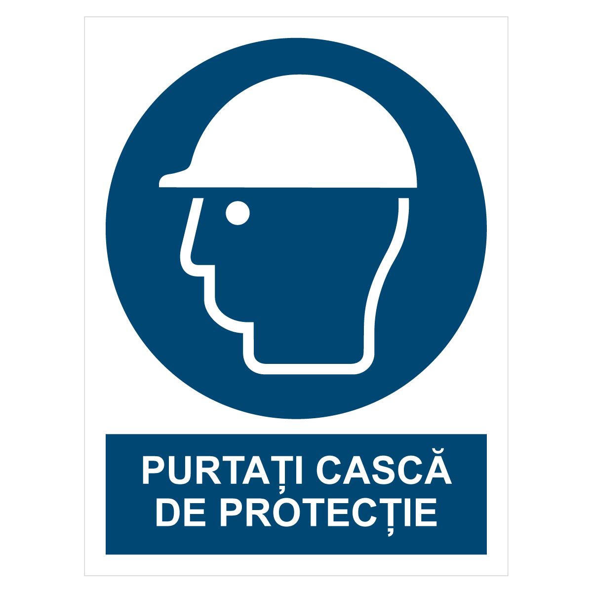 Sticker Purtați cască de protecție