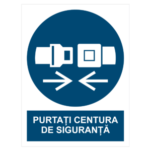 Sticker Purtați centura de siguranță
