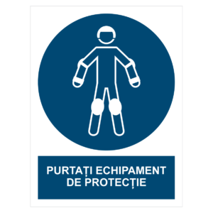 Sticker Purtați echipament de protecție pentru role