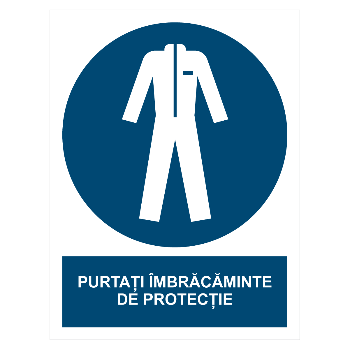 Sticker Purtați îmbrăcăminte de protecție