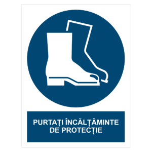 Sticker Purtați încălțăminte de protecție