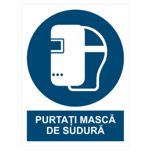 Sticker Purtați mască de sudură