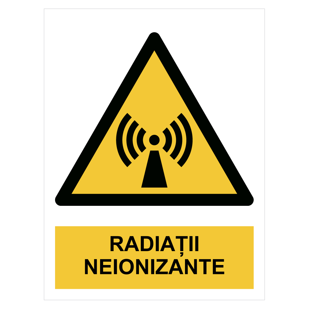 Sticker Radiații neionizante