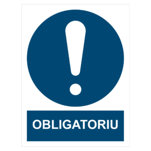 Sticker Semn general de obligativitate