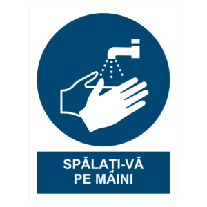 Sticker Spălați-vă pe mâini