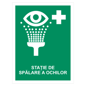 Sticker Stație de spălare a ochilor