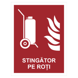 Sticker Stingător pe roți