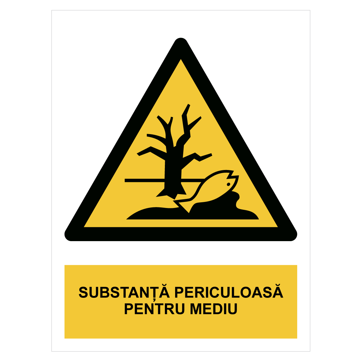 Sticker Substanță periculoasă pentru mediu