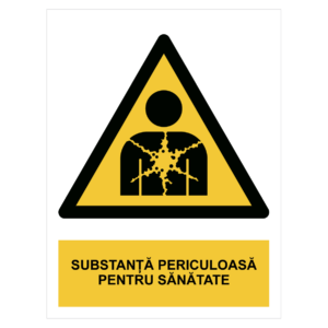 Sticker Substanță periculoasă pentru sănătate