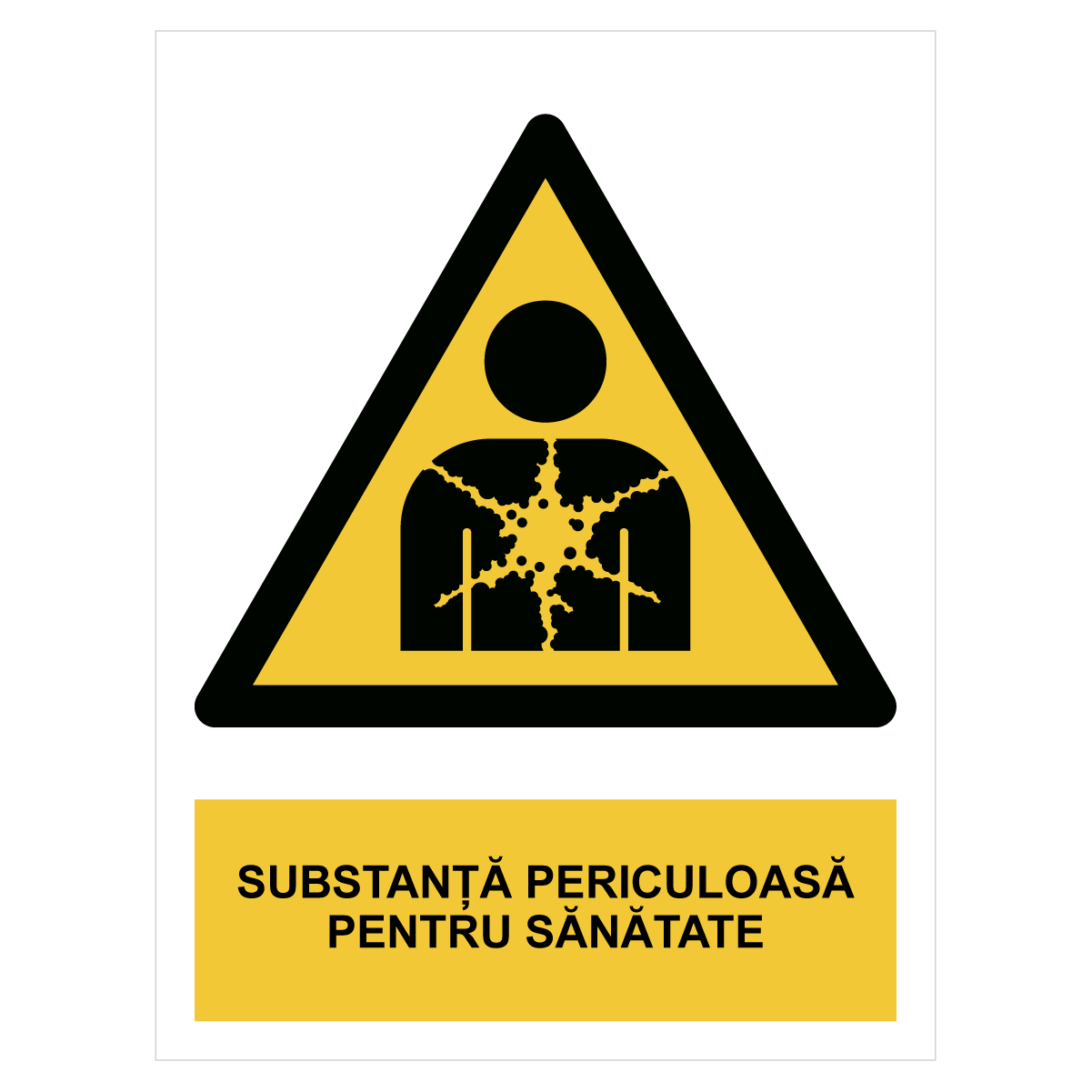 Sticker Substanță periculoasă pentru sănătate