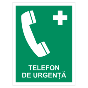 Sticker Telefon de urgență