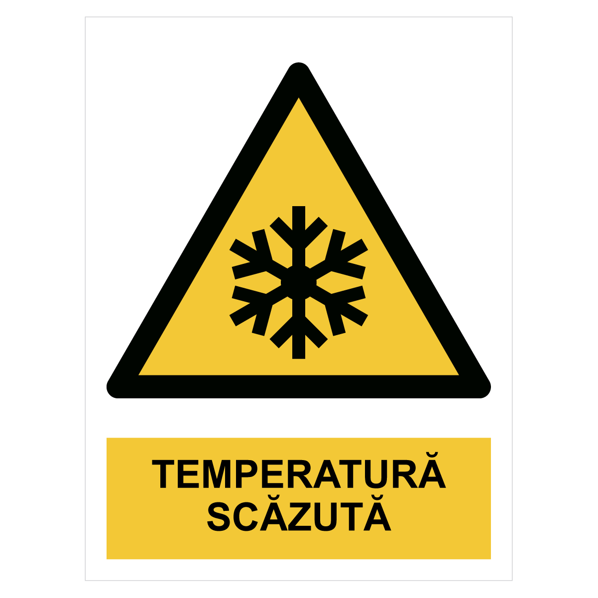 Sticker Temperatură scăzută