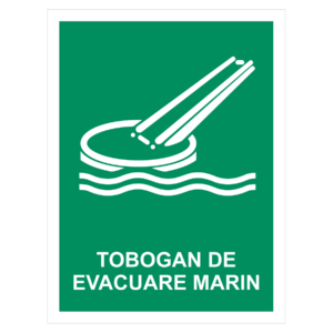 Sticker Tobogan de evacuare marin