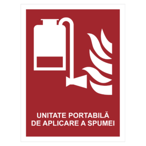 Sticker Unitate portabilă de aplicare a spumei