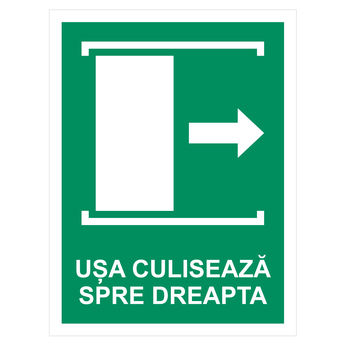 Sticker Ușa culisează spre dreapta