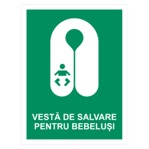 Sticker Vestă de salvare pentru bebeluși