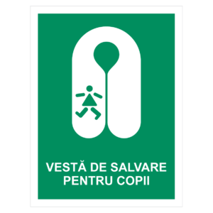 Sticker Vestă de salvare pentru copii