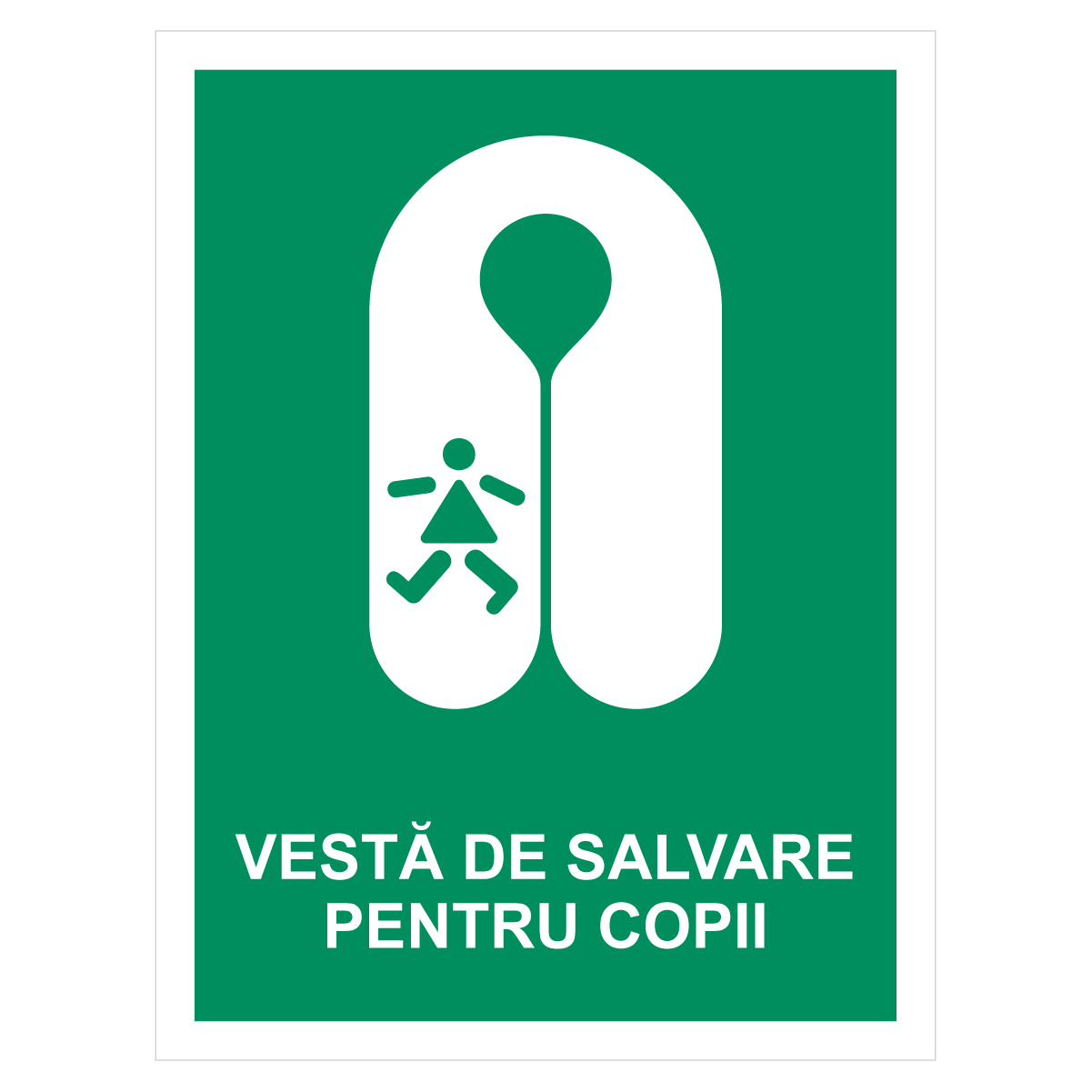 Sticker Vestă de salvare pentru copii