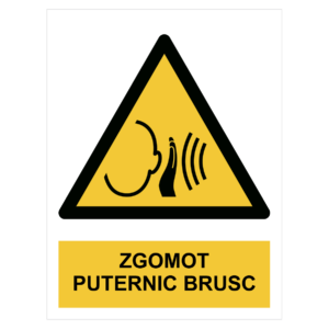 Sticker Zgomot puternic brusc