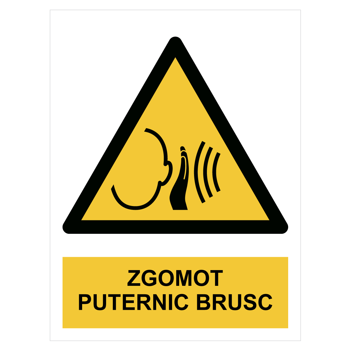 Sticker Zgomot puternic brusc